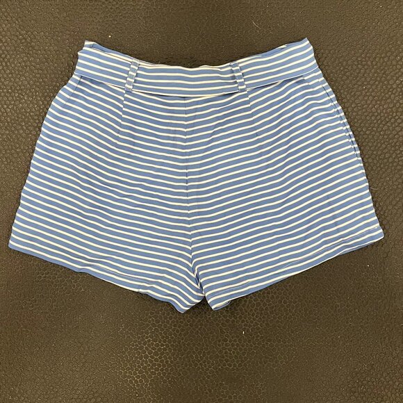 Guess Women's Blue & White Striped Shorts, Size Medium - Picture 2 of 8